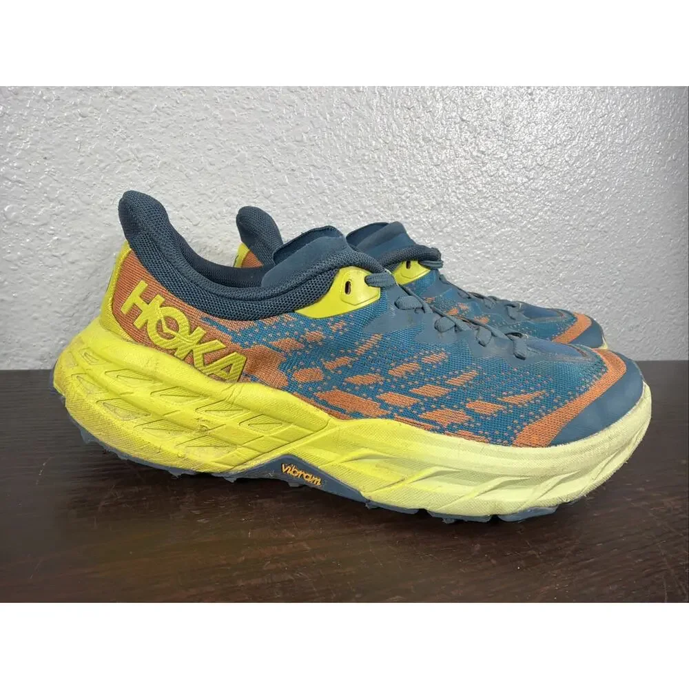 Hoka One Speedgoat 5 Men's Size 7 D Trail Running Shoes Sneakers 1123157 BCEP